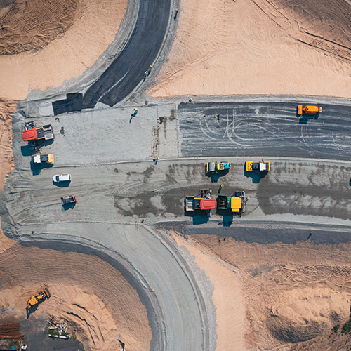 Construção de rodovias