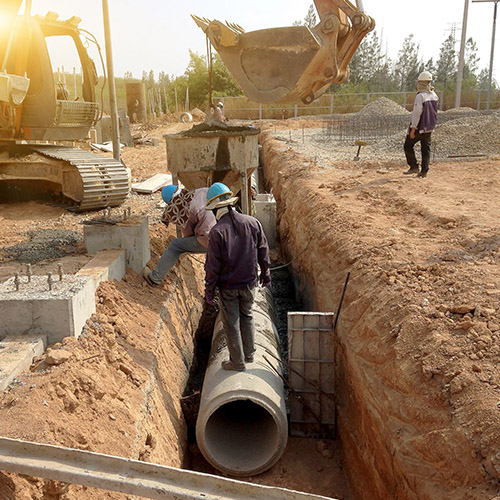 Obras de saneamento 